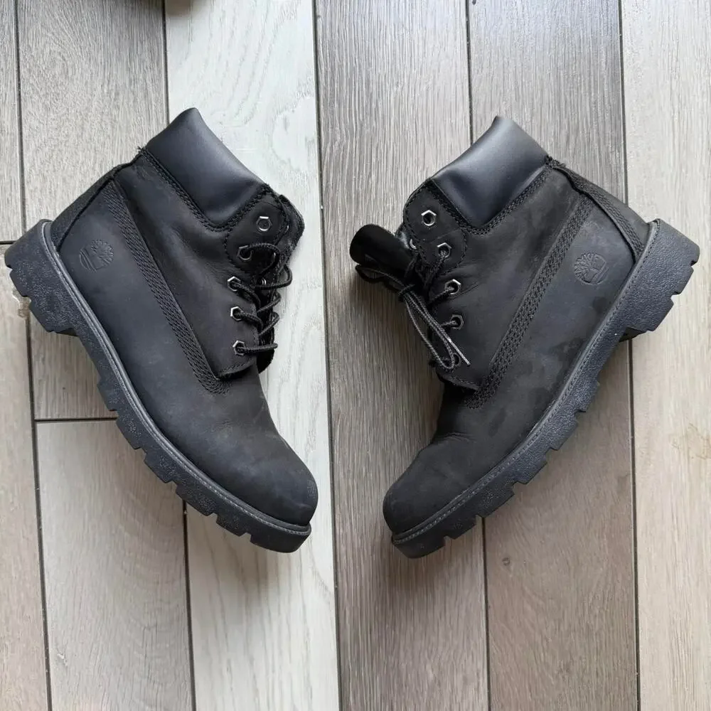 Black timberland ankle boots timberland